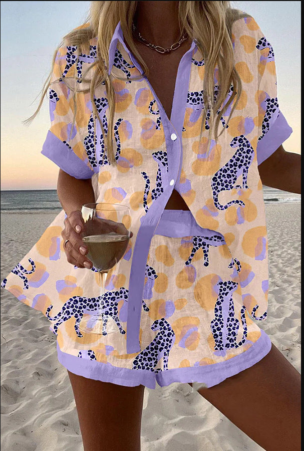 Linen Set | Leopard
