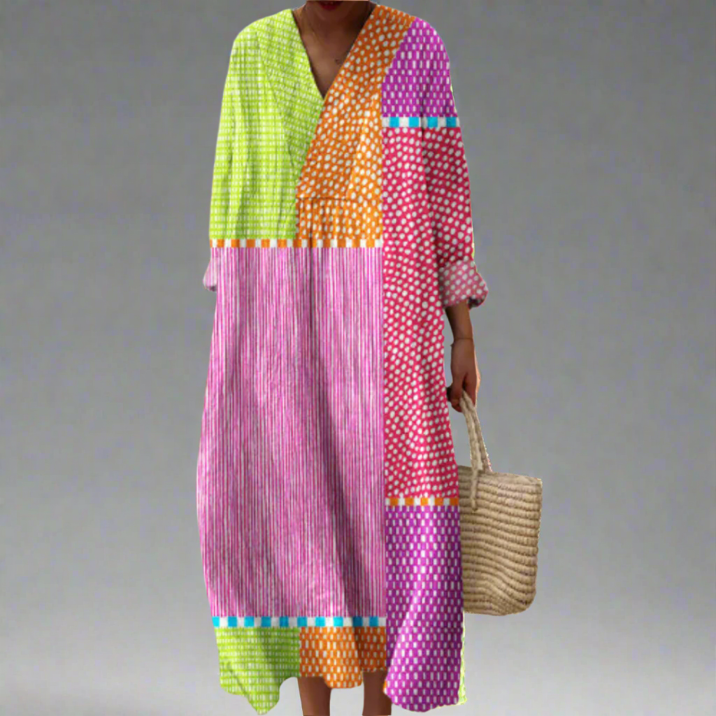 Mai™ | Robe géométrique élégante