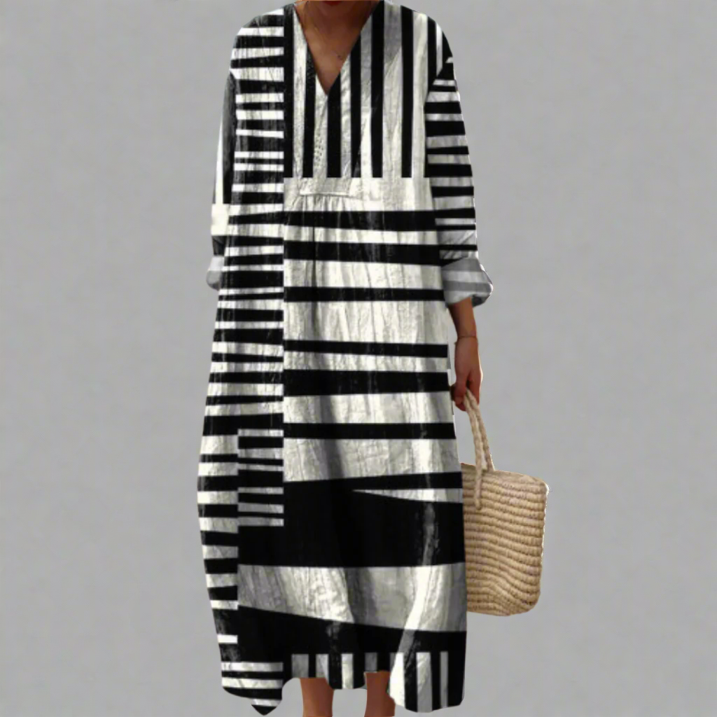 Dress | Doris Geometric Elegance