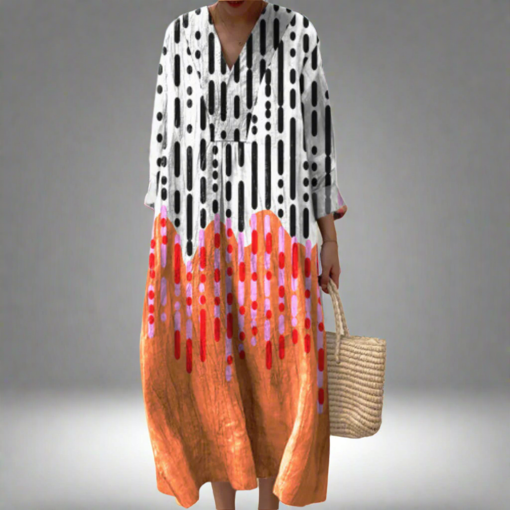 Dress | Alden Geometric Elegance
