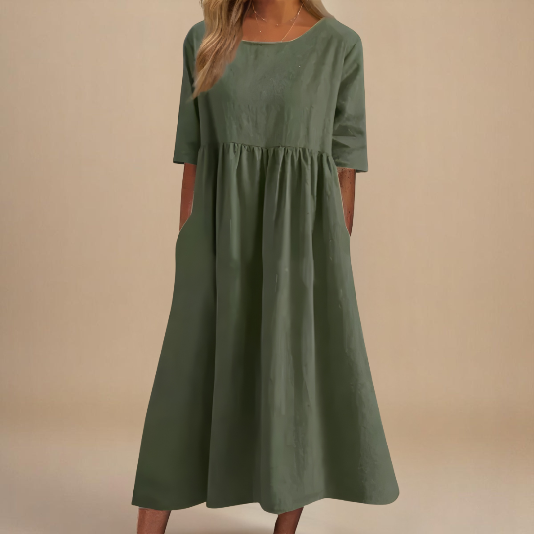 Sofia™ | Robe en Coton Flatteuse 