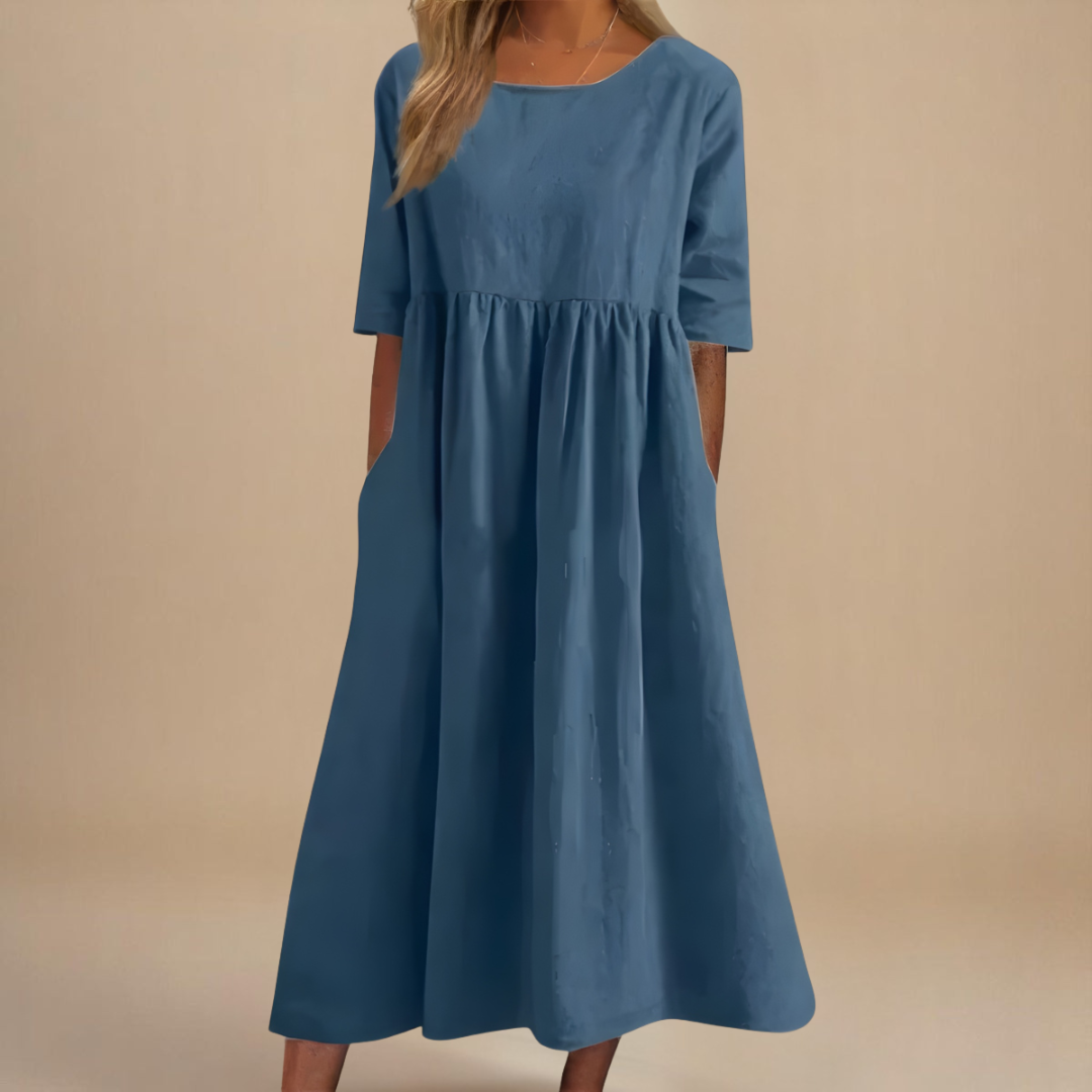 Sofia™ | Robe en Coton Flatteuse 