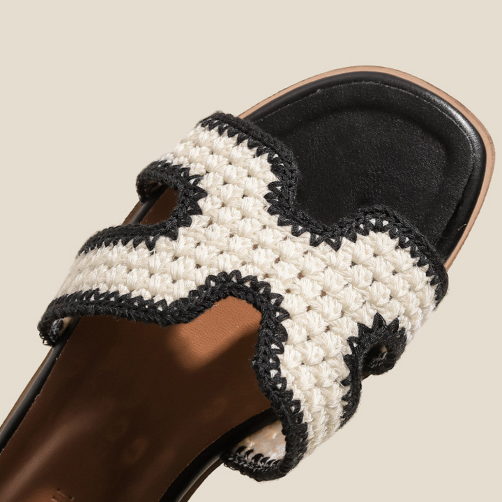 Élise Raphia™ | Elegant Sandals