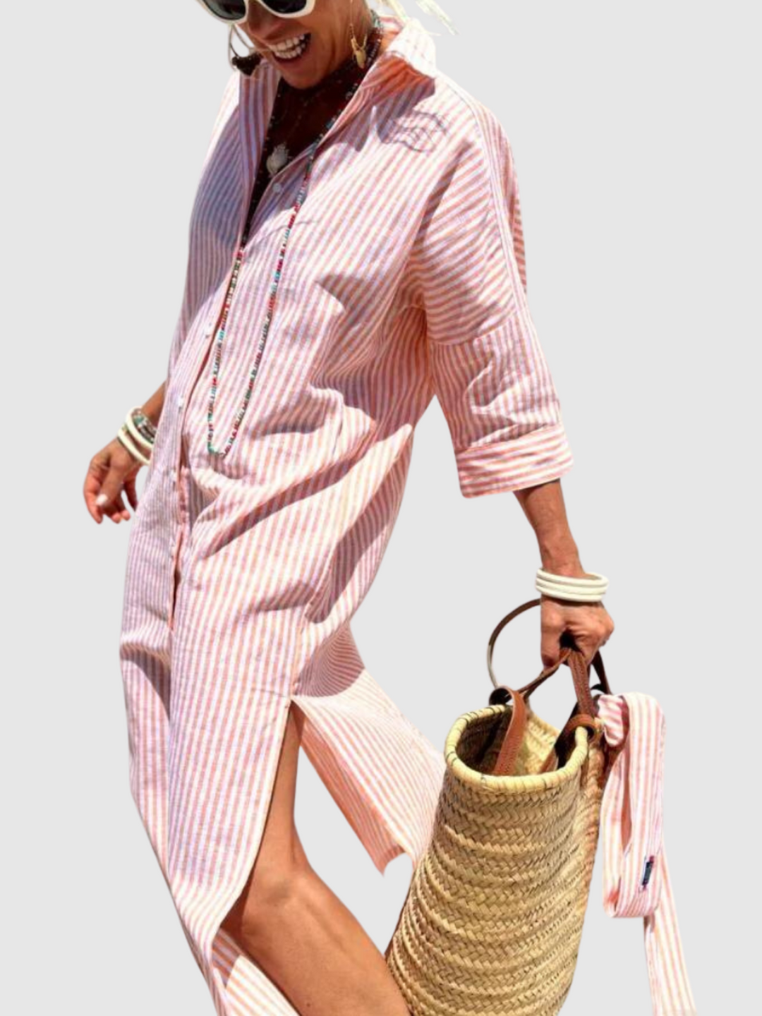 Brianna™ | Robe chemisier urbaine 
