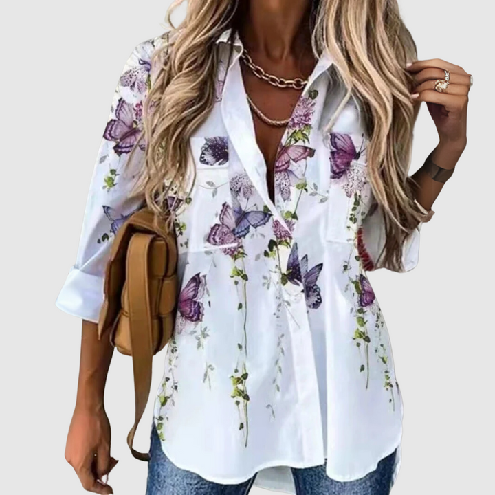Élisa™ | Blouse artistique élégante