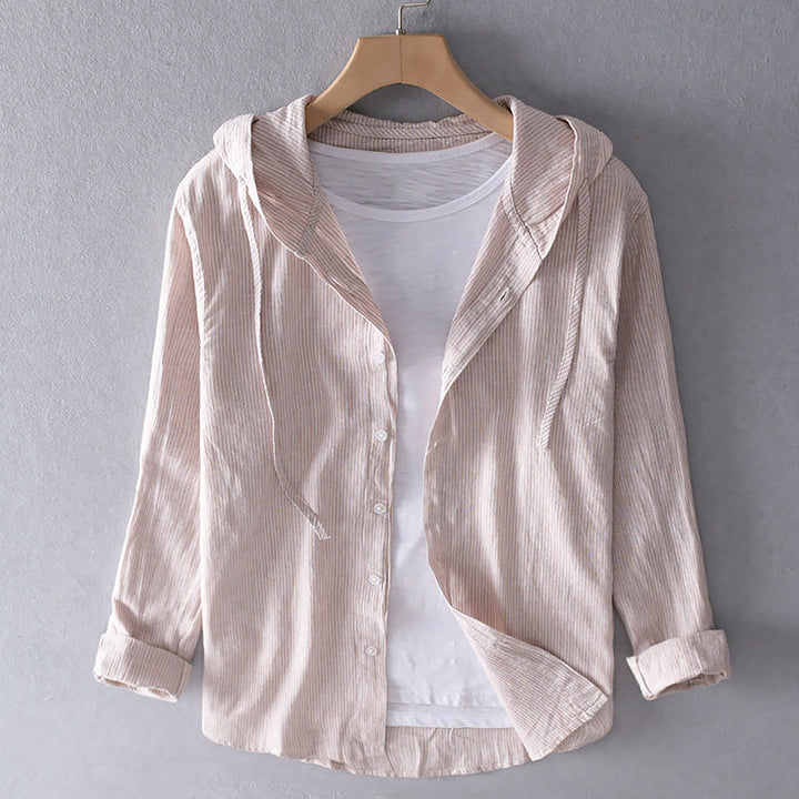 Filipa – Cotton Blouse with Hood