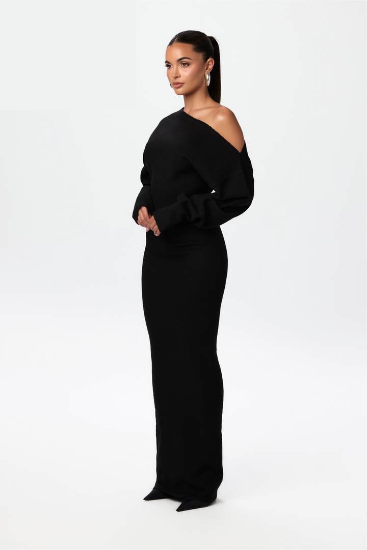 Off Shoulder Sweater Dress