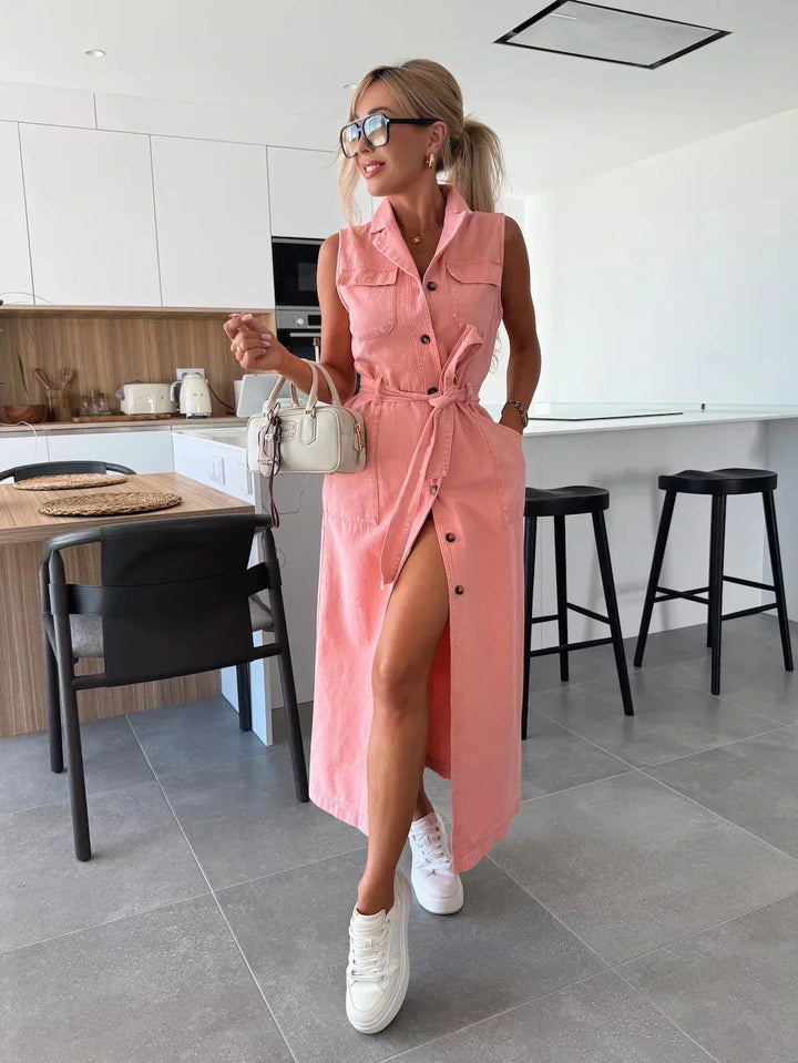 Isabelle | Maxi robe en jean