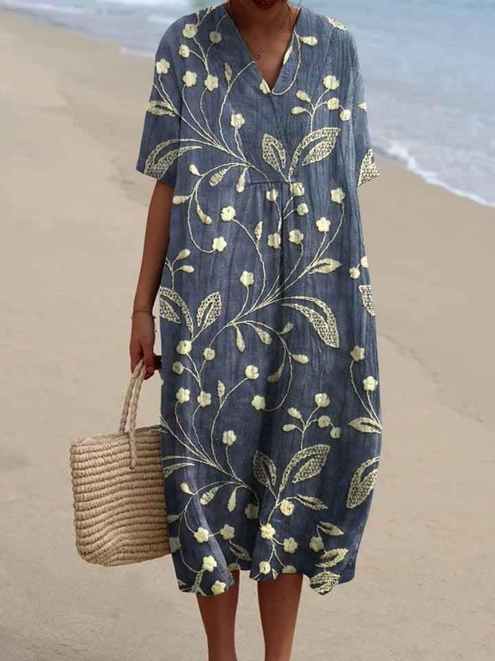 Liéke | Robe vintage à fleurs – Édition limitée